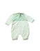 A Green Long Sleeve Rompers from Boden in size 0-3M for girl. (Back View)