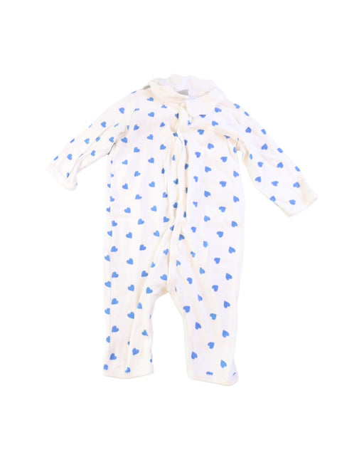 A White Long Sleeve Jumpsuits from Petit Bateau in size 3-6M for girl. (Front View)