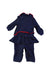 A Navy Long Sleeve Jumpsuits from Ferrari in size 3-6M for girl. (Back View)