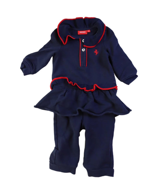 A Navy Long Sleeve Jumpsuits from Ferrari in size 3-6M for girl. (Front View)