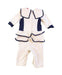 A Ivory Long Sleeve Jumpsuits from Ferrari in size 3-6M for girl. (Back View)