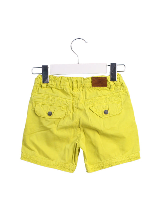 A Yellow Shorts from Mayoral in size 2T for boy. (Back View)