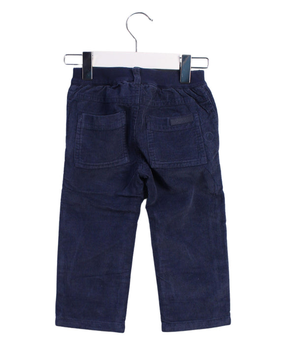 A Blue Casual Pants from Jacadi in size 2T for boy. (Back View)