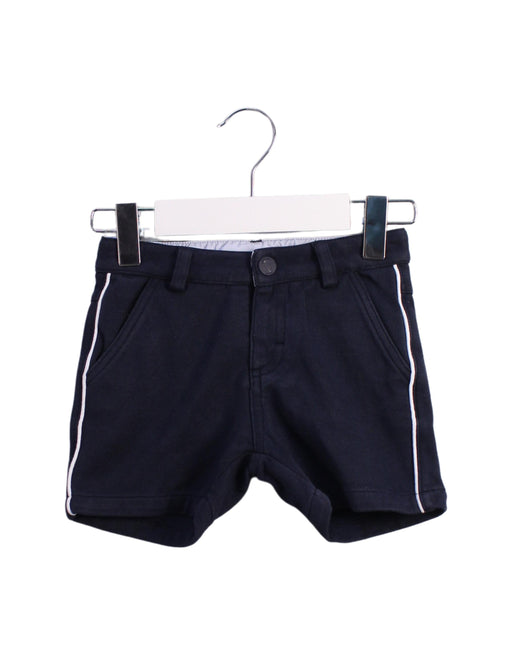 A Navy Shorts from Jacadi in size 12-18M for girl. (Front View)