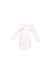 A White Long Sleeve Bodysuits from Petit Bateau in size 12-18M for girl. (Back View)