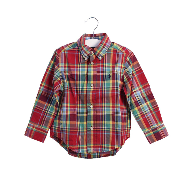 A Red Shirts from Ralph Lauren in size 2T for boy. (Front View)