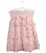 A Pink Sleeveless Dresses from EleStory in size 2T for girl. (Front View)