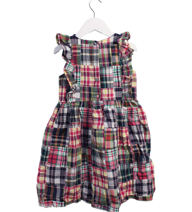 A Multicolour Sleeveless Dresses from Polo Ralph Lauren in size 5T for girl. (Back View)