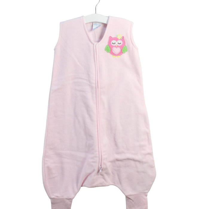 A Pink Sleepsacs from HALO in size 6-12M for girl. (Front View)