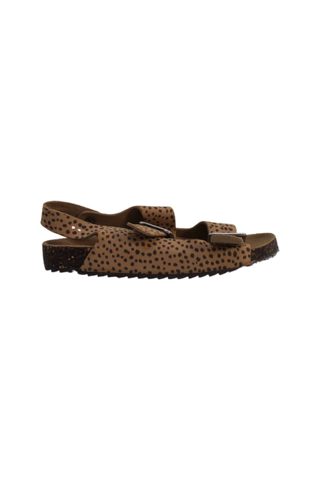 A Brown Sandals from Seed in size 5T for boy. (Back View)