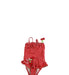 A Red Swimsuits from Minnex in size 4T for girl. (Front View)