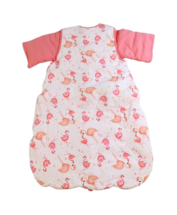 A Pink Sleepsacs from Mides in size 0-3M for girl. (Back View)