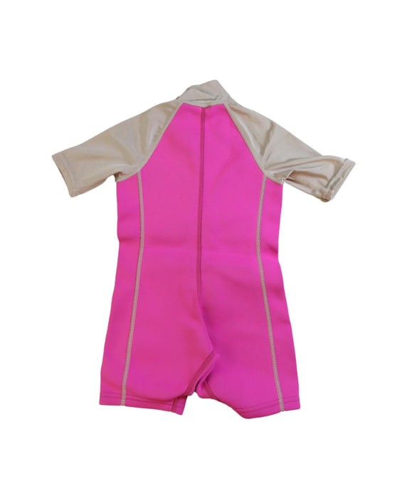 A Pink Swimsuits from Aropec in size 2T for girl. (Back View)