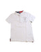 A White Short Sleeve Polos from Tommy Hilfiger in size 8Y for boy. (Front View)