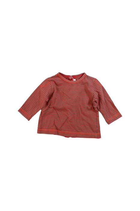 A Red Long Sleeve Tops from Sucre d'Orge in size 3-6M for boy. (Front View)