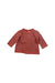 A Red Long Sleeve Tops from Sucre d'Orge in size 3-6M for boy. (Front View)