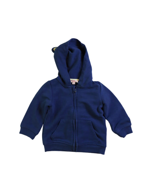 A Blue Lightweight Jackets from DPAM in size 6-12M for boy. (Front View)