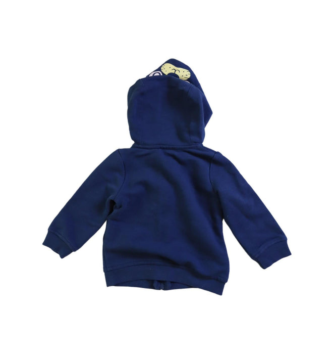 A Blue Lightweight Jackets from DPAM in size 6-12M for boy. (Back View)