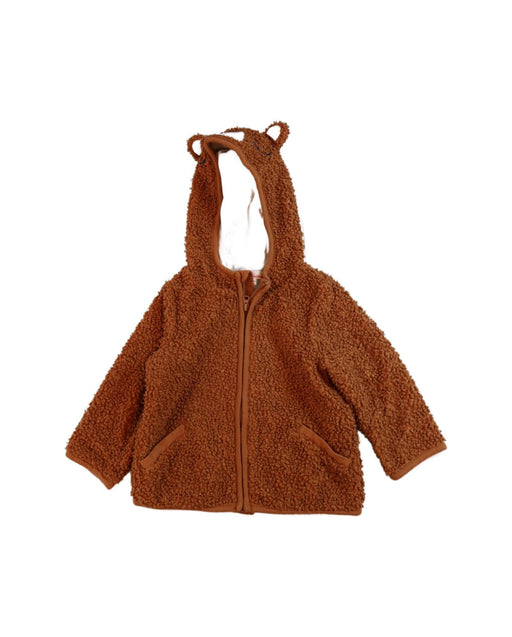 A Brown Lightweight Jackets from DPAM in size 6-12M for neutral. (Front View)