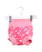 A Pink Swim Diapers from Splash About in size 3-6M for girl. (Front View)