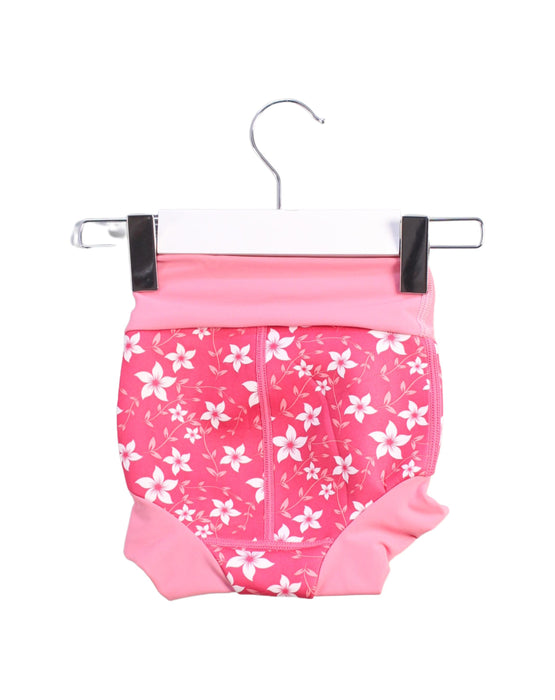 A Pink Swim Diapers from Splash About in size 3-6M for girl. (Back View)