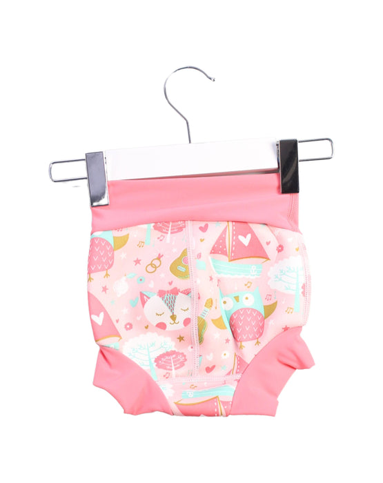 A Pink Swim Diapers from Splash About in size 3-6M for girl. (Back View)