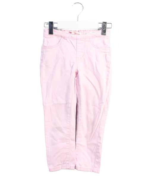 A Pink Casual Pants from Levi's in size 3T for girl. (Front View)