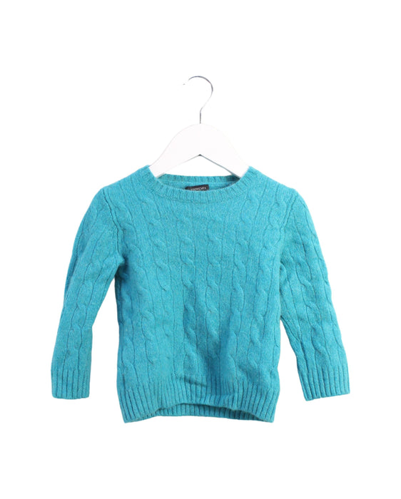 A Blue Knit Sweaters from Crewcuts in size 3T for boy. (Front View)