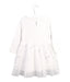 A White Long Sleeve Dresses from Petit Bateau in size 3T for girl. (Back View)