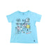 A Blue Short Sleeve T Shirts from La Compagnie des Petits in size 8Y for boy. (Front View)