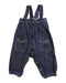 A Navy Long Overalls from Petit Bateau in size 0-3M for neutral. (Front View)