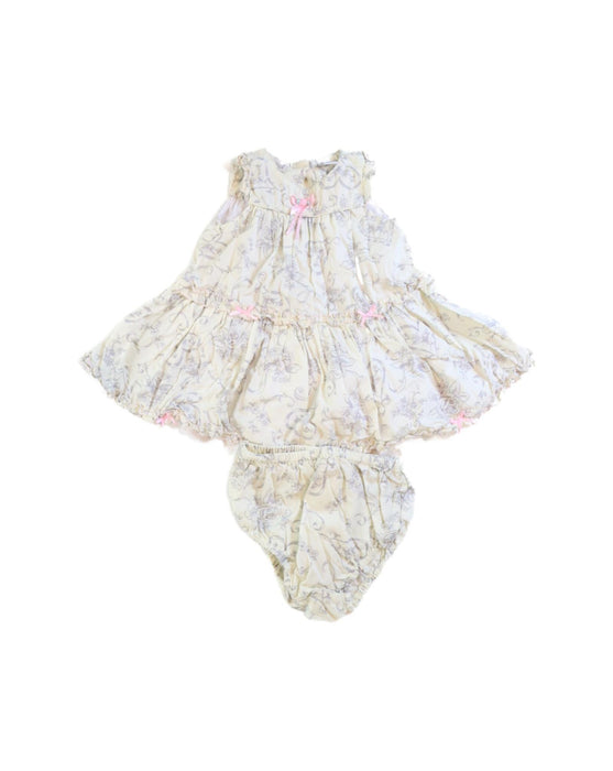 A White Dress Sets from Camilla in size 6-12M for girl. (Front View)