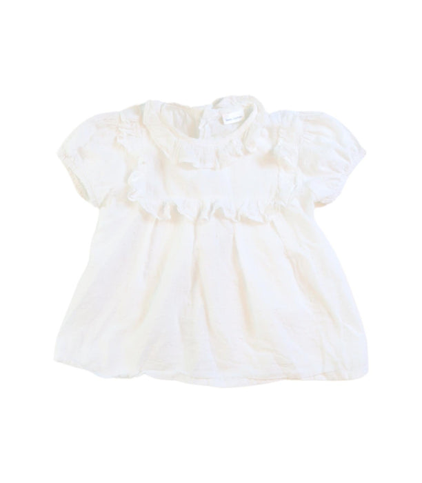 A White Short Sleeve Tops from Dona Carmen in size 3T for girl. (Front View)