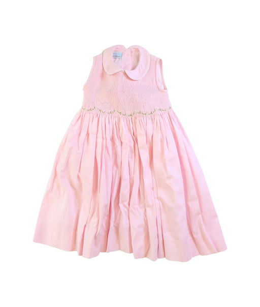 A Pink Sleeveless Dresses from Annafie in size 3T for girl. (Front View)