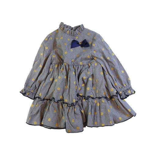 A Navy Long Sleeve Dresses from Miranda in size 3T for girl. (Front View)