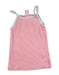 A Pink Sleeveless Tops from Petit Bateau in size 4T for girl. (Front View)