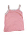 A Pink Sleeveless Tops from Petit Bateau in size 4T for girl. (Front View)