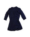 A Navy Long Sleeve Dresses from Sunset Limonade in size 4T for girl. (Back View)