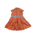 A Orange Short Sleeve Dresses from Sea Apple in size 4T for girl. (Back View)