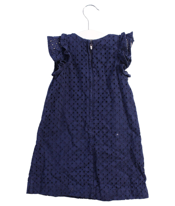 A Blue Short Sleeve Dresses from Polo Ralph Lauren in size 2T for girl. (Back View)