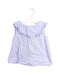 A Blue Sleeveless Tops from Jacadi in size 4T for girl. (Front View)