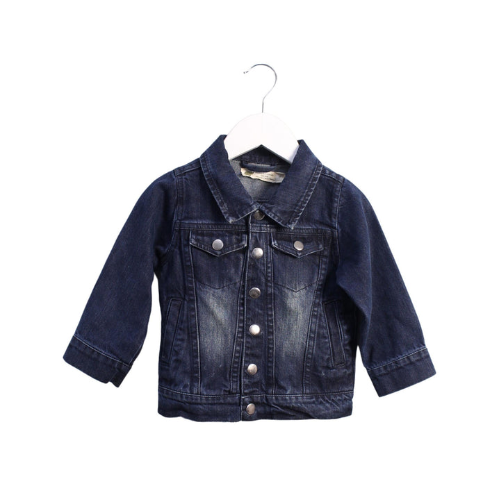 A Blue Lightweight Jackets from Monica + Andy in size 3T for girl. (Front View)