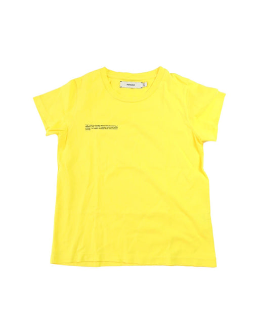 A Yellow Short Sleeve T Shirts from Pangaia in size 6T for boy. (Front View)