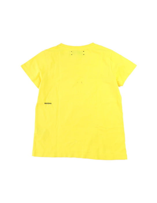 A Yellow Short Sleeve T Shirts from Pangaia in size 6T for boy. (Back View)