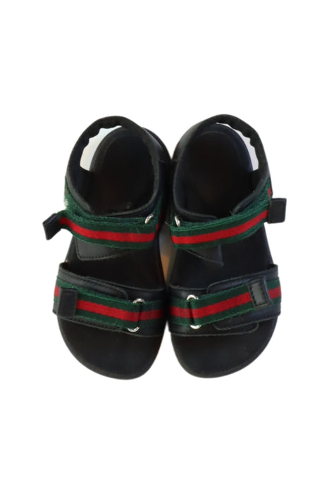 A Black Sandals from Gucci in size 3T for neutral. (Back View)