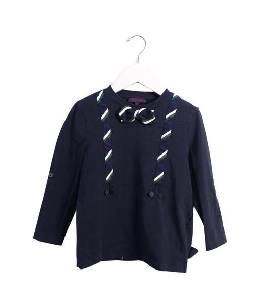 A Blue Long Sleeve Tops from Nicholas & Bears in size 3T for girl. (Front View)