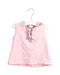 A Pink Sleeveless Tops from Frenchy Yummy in size 12-18M for girl. (Front View)