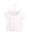 A White Short Sleeve T Shirts from Moody Tiger in size 18-24M for girl. (Front View)