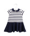 A Blue Short Sleeve Dresses from Ralph Lauren in size 3-6M for girl. (Front View)