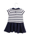 A Blue Short Sleeve Dresses from Ralph Lauren in size 3-6M for girl. (Back View)